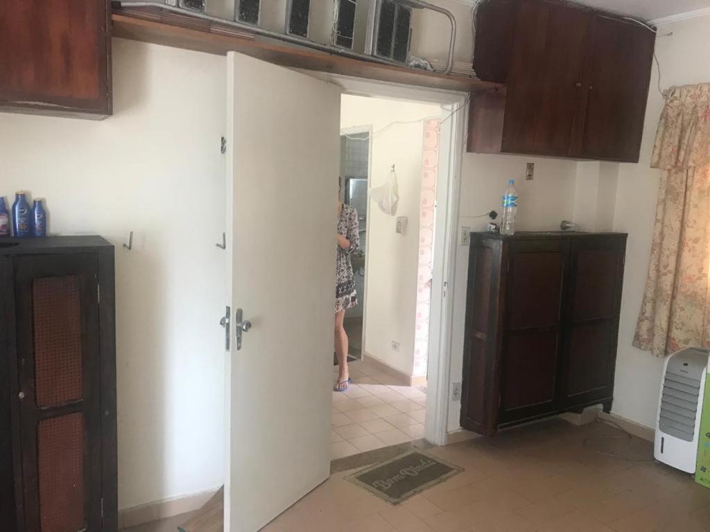 Apartamento no edificio Abaeté Mongaguá Exterior foto